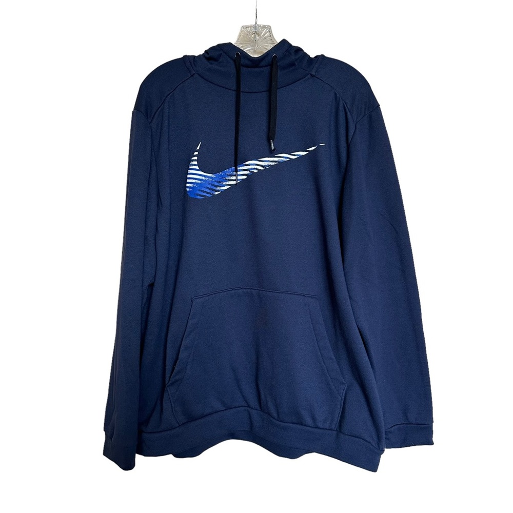 Nike Men’s NSW Sportswear Swoosh Logo Hoodie Navy Sz XL